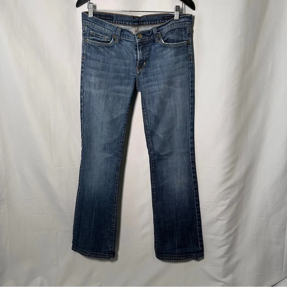 Citizens of Humanity Elle Low Waist Bootcut Jeans — Medium Wash, Stretch(31) Y2K - Picture 1 of 17